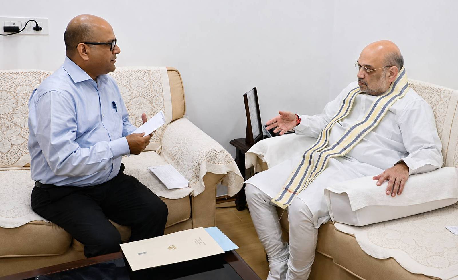 Dr. Rajdeep Roy with Union Home Minister Amit Shah